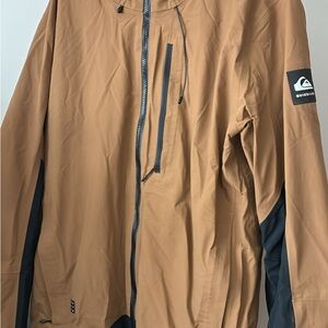 Quiksilver Men's Brown Raincoat